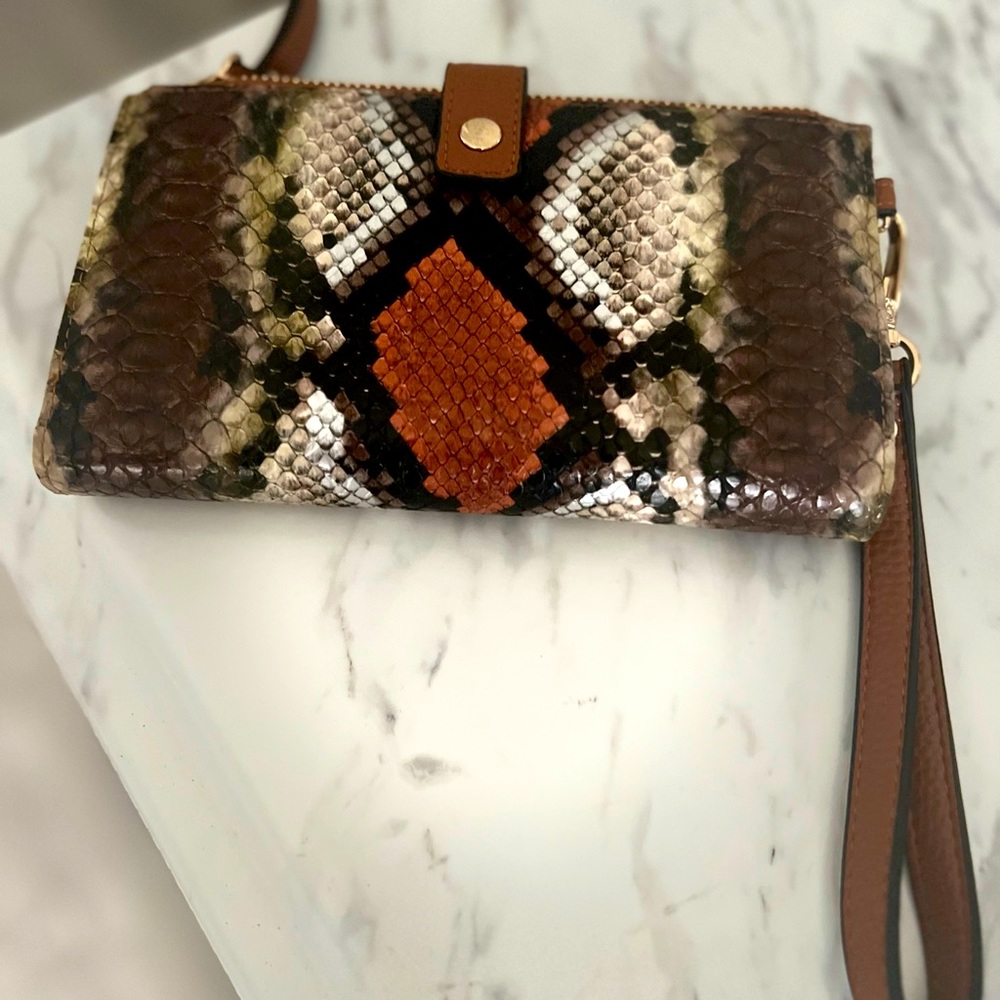 Snakeskin Print Wallet
